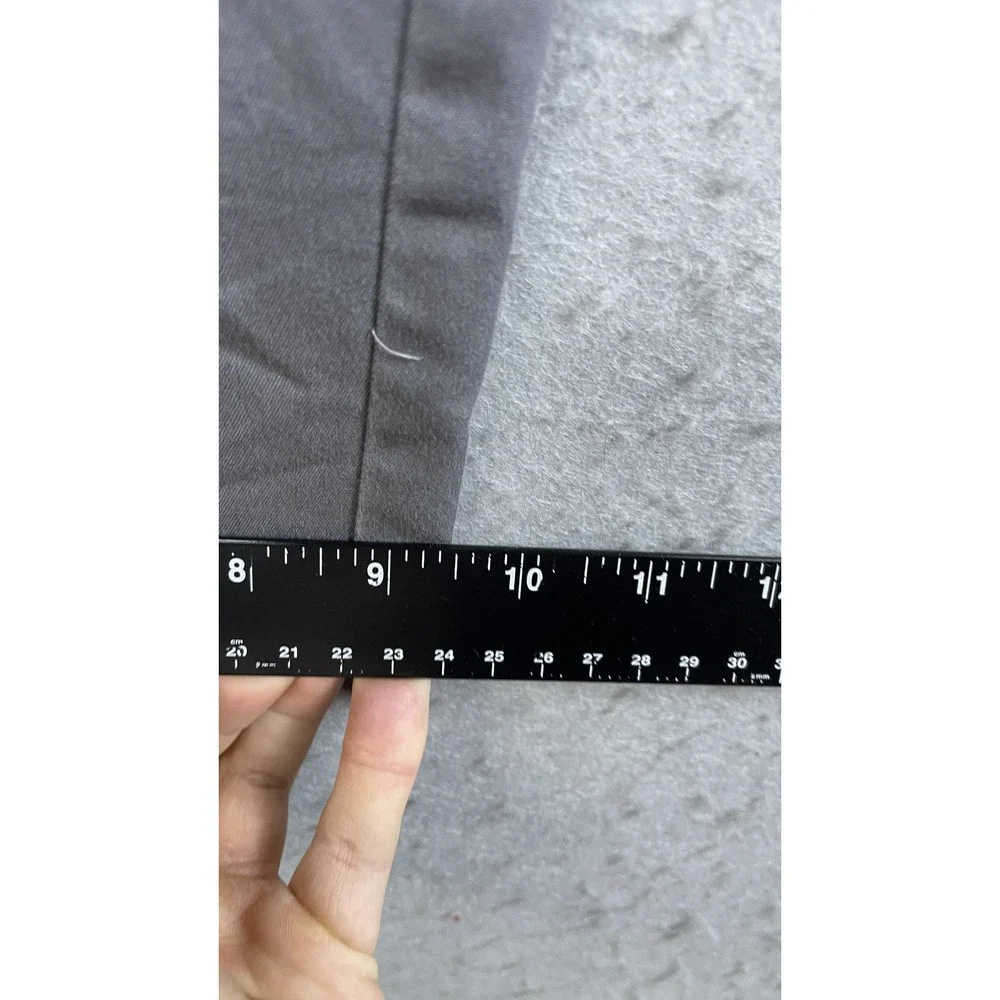 Oak Hill Pants Mens 44x28 Gray‎ Relaxed Fit Dress Slacks Big Tall Flat Front